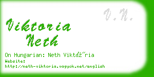 viktoria neth business card